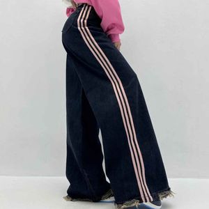 شلوار جین بگ نواردار کد 101612