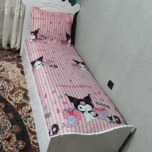 مشخصات روتختی یکنفره کرومی صورتی روکش تشک دخترانه کرومی نیم ست یک نفره کورومی