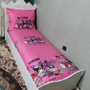 قیمت روتختی دخترانه کرومی روکش تشک یک نفره کورومی ملحفه کرومی kuromi