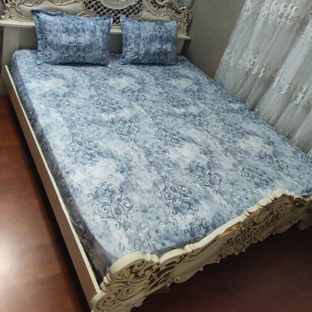 فروش اینترنتی روتختی دونفره روکش تشک دونفره کشدوزی شده ملحفه دو نفره