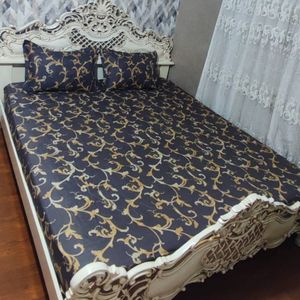 روتختی دونفره دور کشدار قهوه ای روکش تشک دونفره قهوه ای