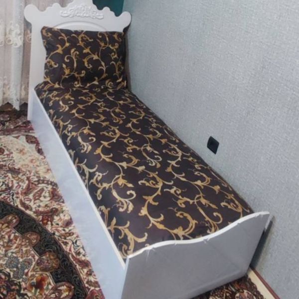 روتختی یکنفره کشدوزی شده قهوه ای  روکش تشک  یک نفره قهوه ای
