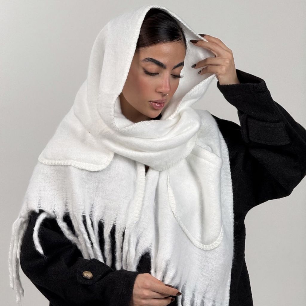 خرید اینترنتی شال موهر جیب دار کد کد 310684