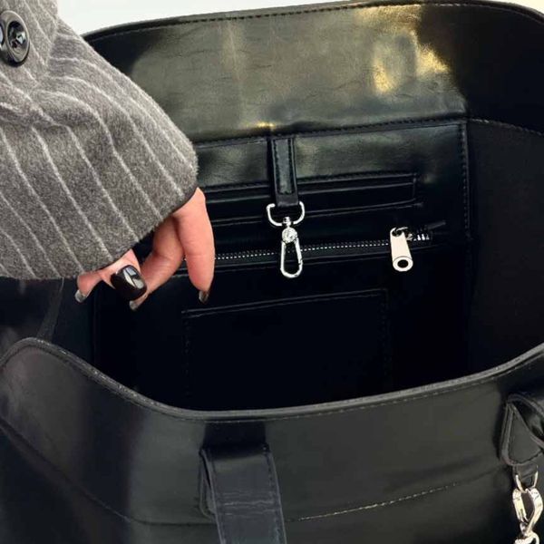 کیف دستی چرم آیینه دار کد 280494