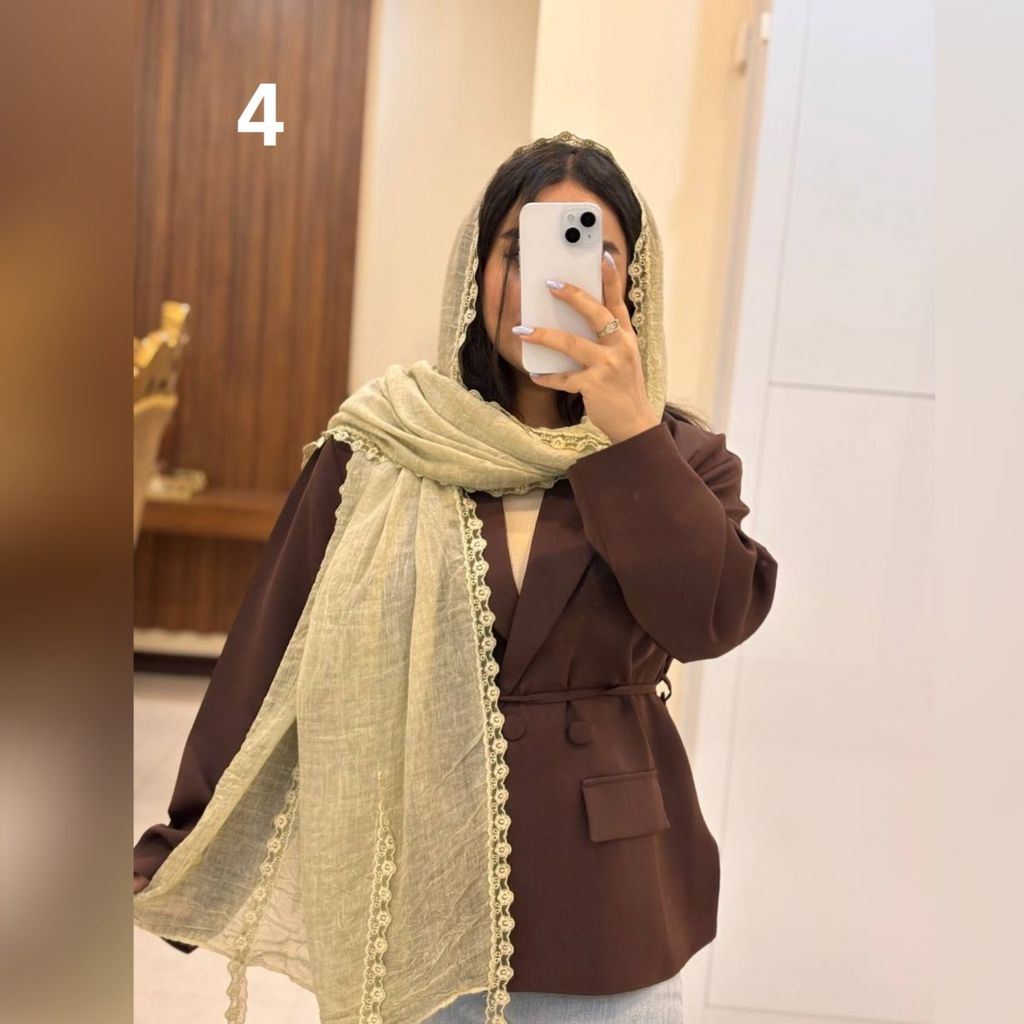 خرید اینترنتی شال بهاره مزونی دوردانتل