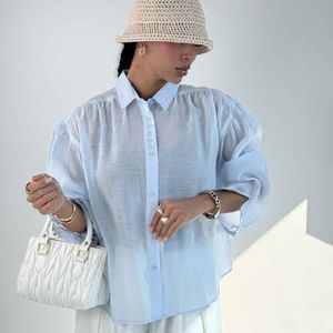 فروش اینترنتی شومیز حریر چند دکمه کد 220639