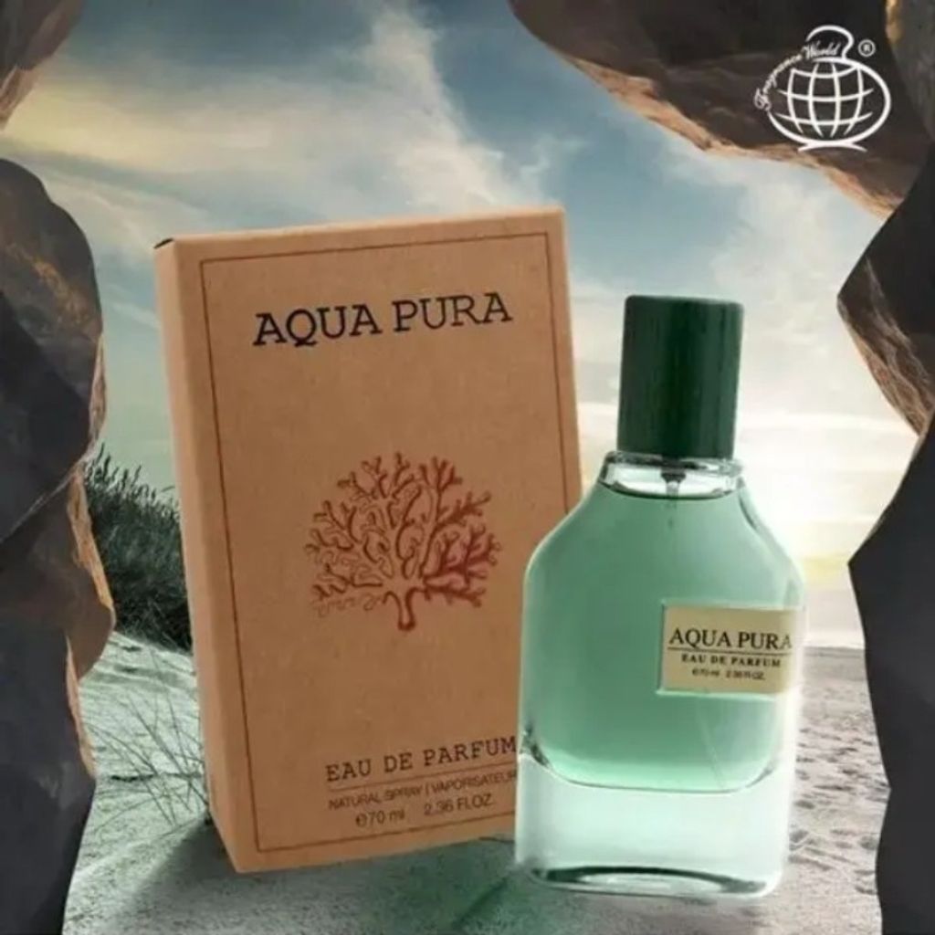 مشخصات ادکلن آکوا پورا مگاماره فرگرانس وورد امارات اصلAQUA PURA FRAGRANCE WORLD