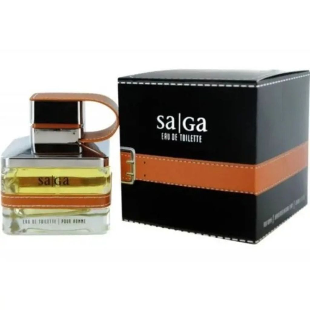 خرید اینترنتی ادکلن ساگا مشکی اصل 100میل (SAGA POUR HOMME)