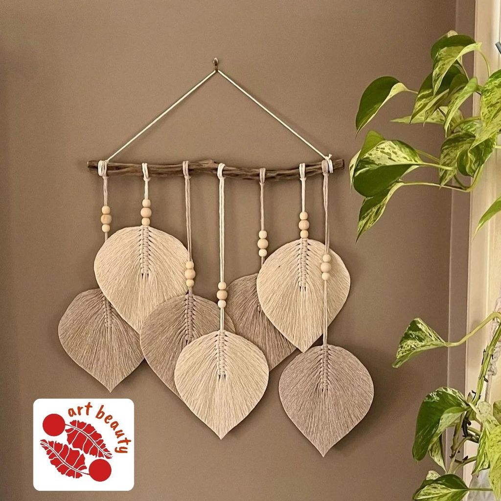 مشخصات دیوارکوب مکرومه بافی طرح گلناز
