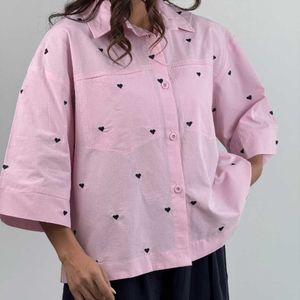 خرید اینترنتی شومیز لینن HEART کد 220629