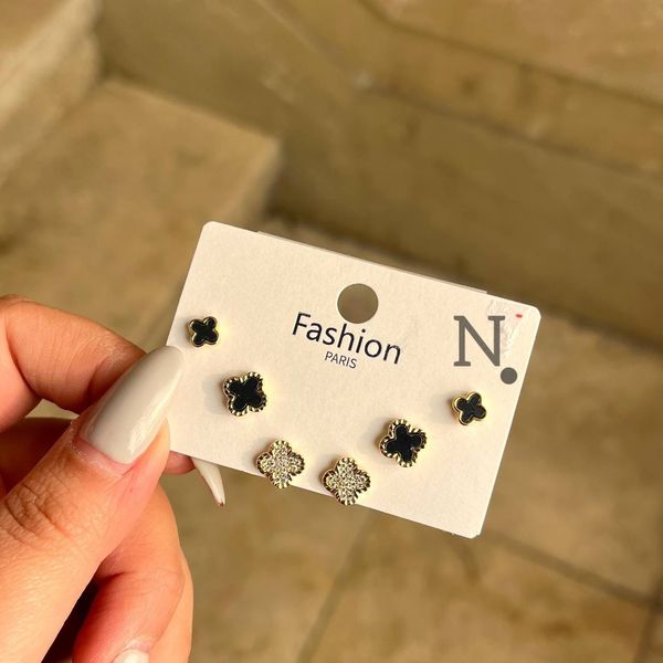 پک گوشواره 3 عددی میخی