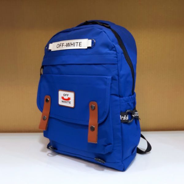 کوله پشتی آبی مدل off White