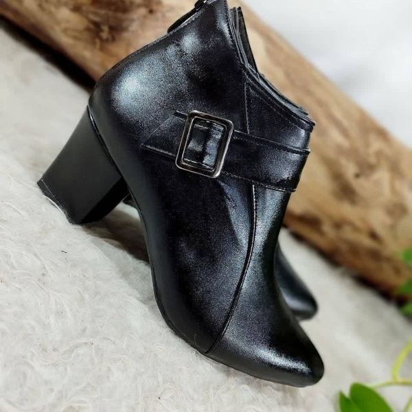 نیم بوت مجلسی زنانه پاشنه 5 سانت شیک