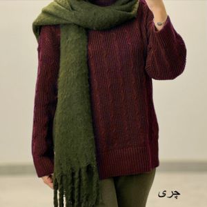خرید آنلاین پیراهن بافت زنانه پشت بلند نخ ترک فری سایز