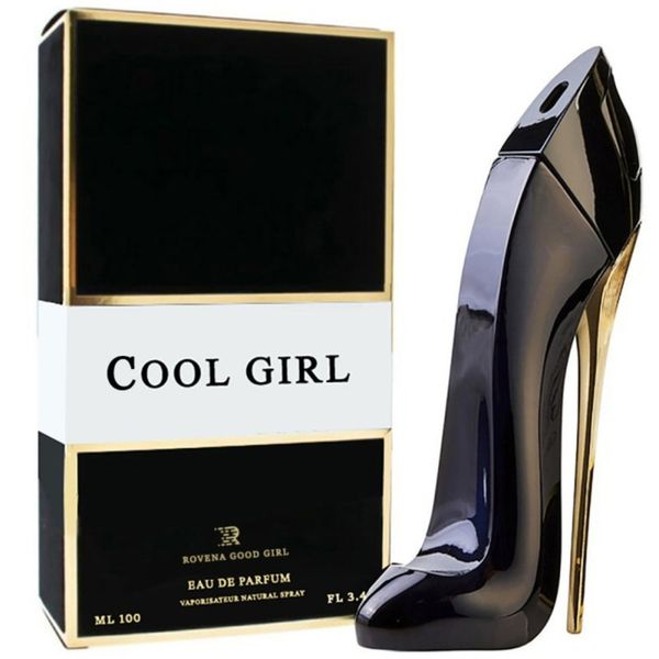 ادکلن گود گرل مشکی طرح کفش کول گرل روونا 100 میل (COOL GIRL ROVENA)