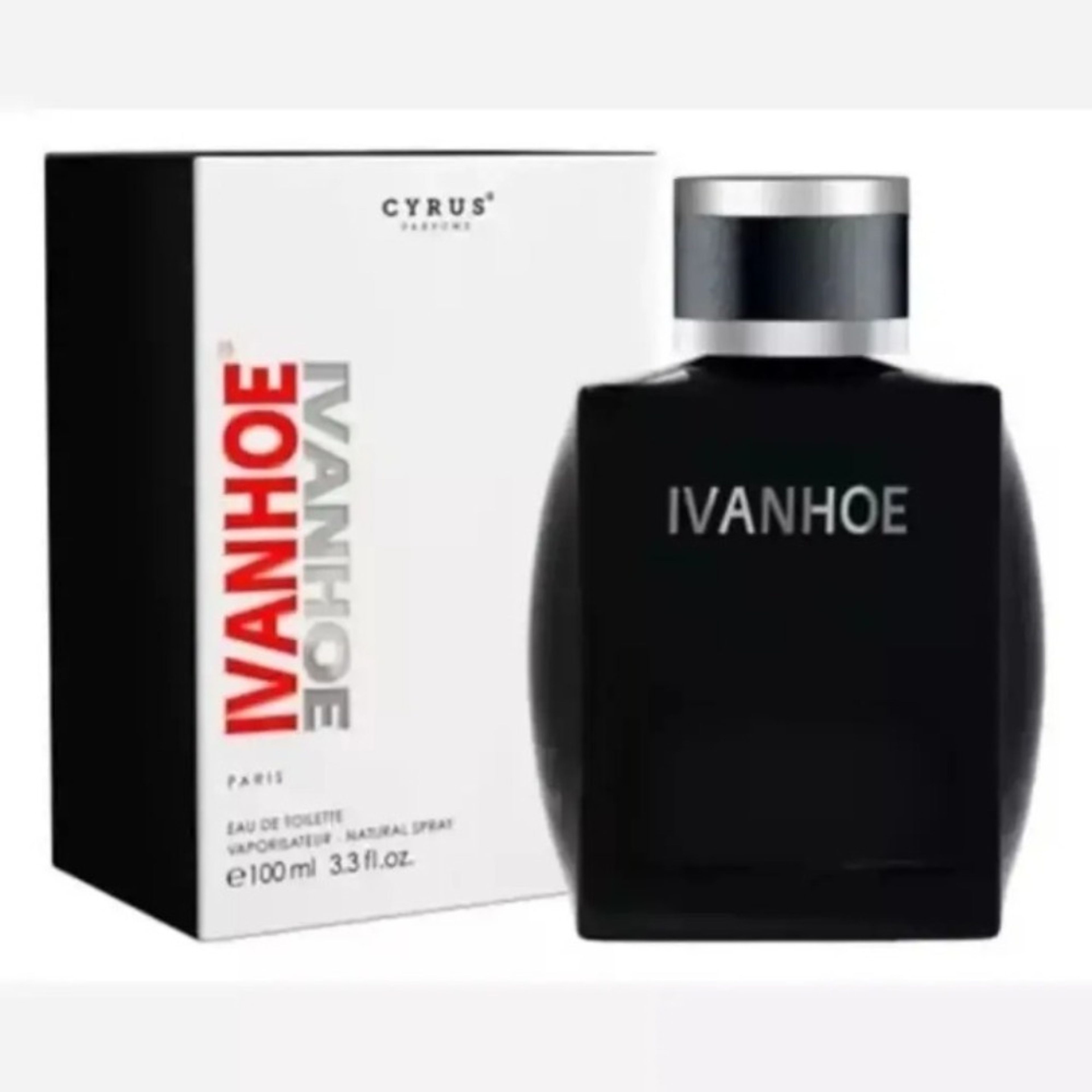 خرید انلاین ادکلن ایوانهو مشکی مردانه اصل (IVANHOE PARIS)