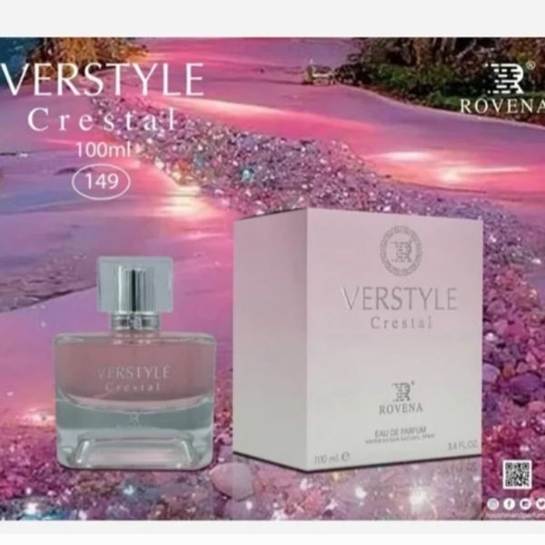 ادکلن ورساچه برایت کریستال روونا صورتی - ورستایل کریستال- Rovena Verstyle