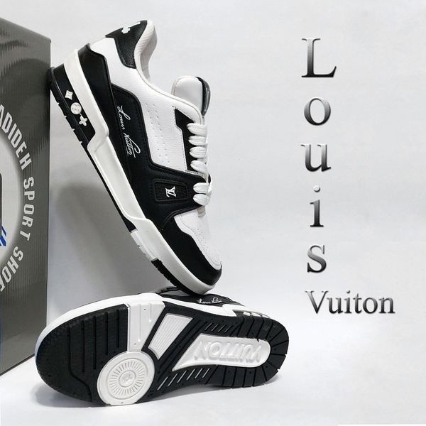 کتانی لویی ویتون  (LV) Louis Vuitton سفید مشکی