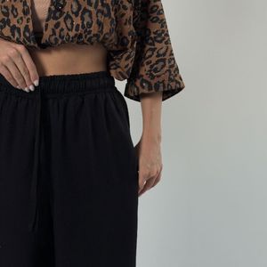 خرید انلاین شلوار کمرکش سیلک کد 102193