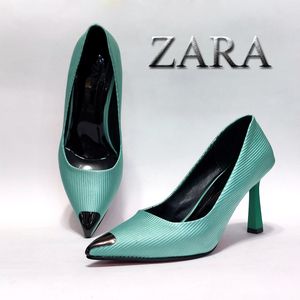 مشخصات کفش مجلسی زنانه پاشنه بلند لیزری طرح زارا Zara