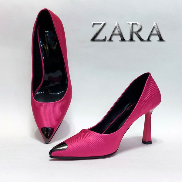 کفش مجلسی زنانه پاشنه بلند لیزری طرح زارا Zara