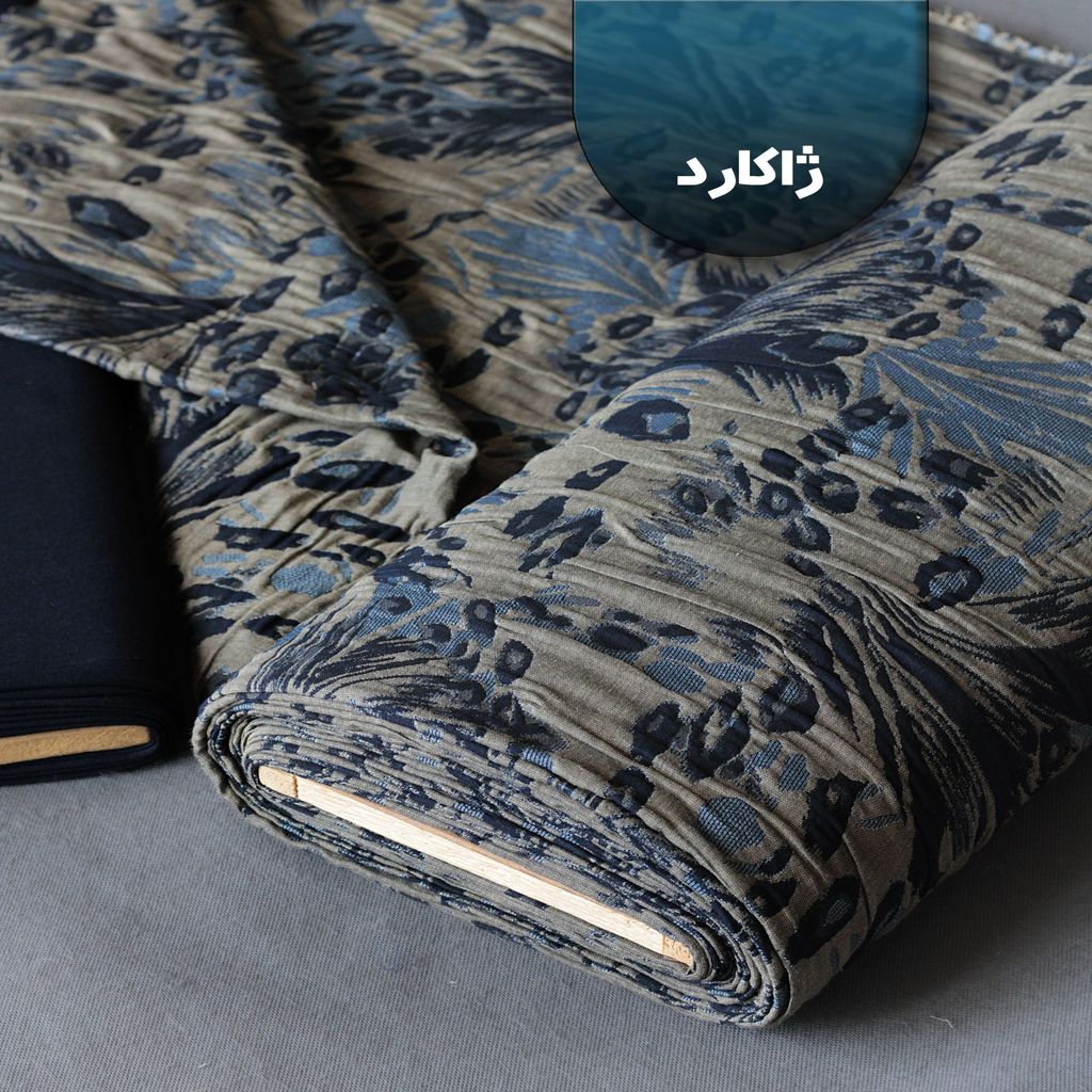 خرید اینترنتی قیمت پارچه ژاکارد طرح طاووس 1249