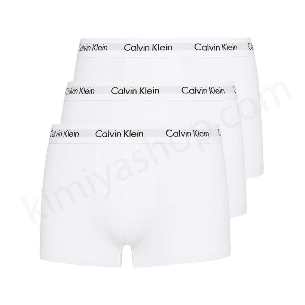 خرید اینترنتی پک 3 عددی شورت مردانه کلوین کلاین کش اسپرت calvin klein سفید