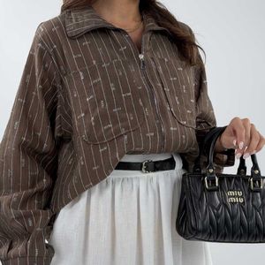 شومیز راه راه MIU MIU کد 220643