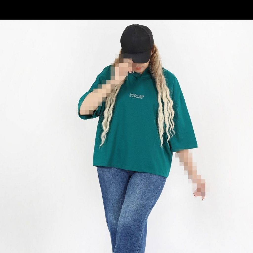 قیمت تیشرت باکسی کلاهدار