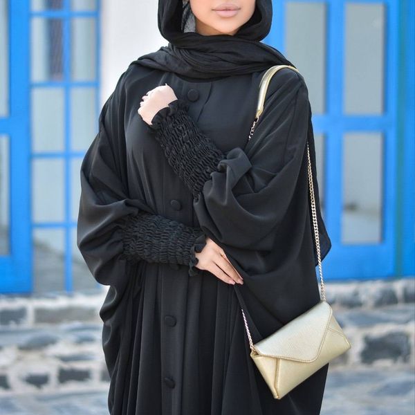مانتو عبایی کرپ ندا طرح جدید