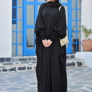 مانتو عبایی کرپ ندا طرح جدید
