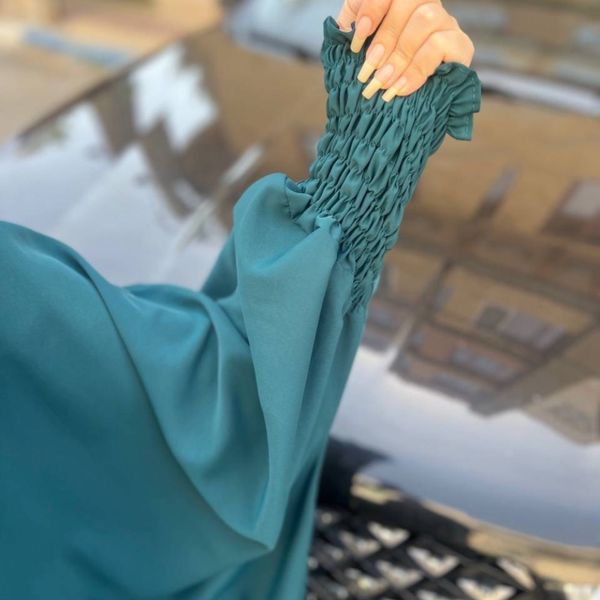 مانتو عبایی کرپ ندا طرح جدید