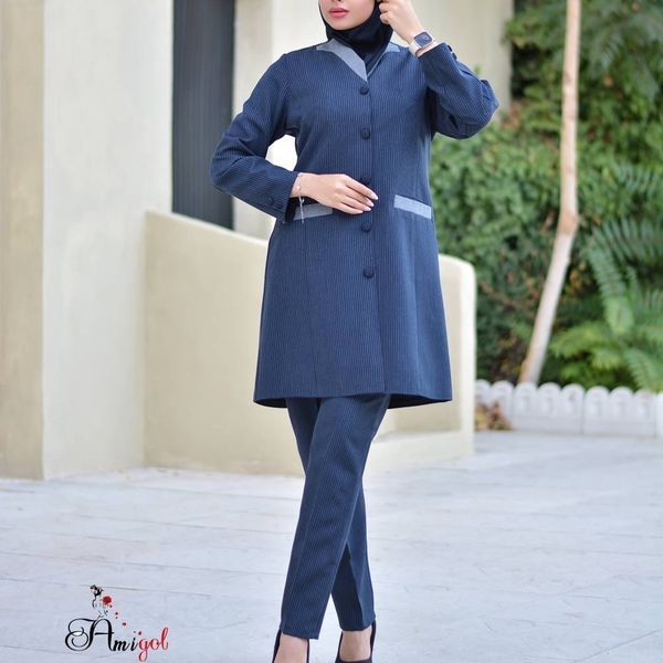 مانتو شلوار اداری رخساره