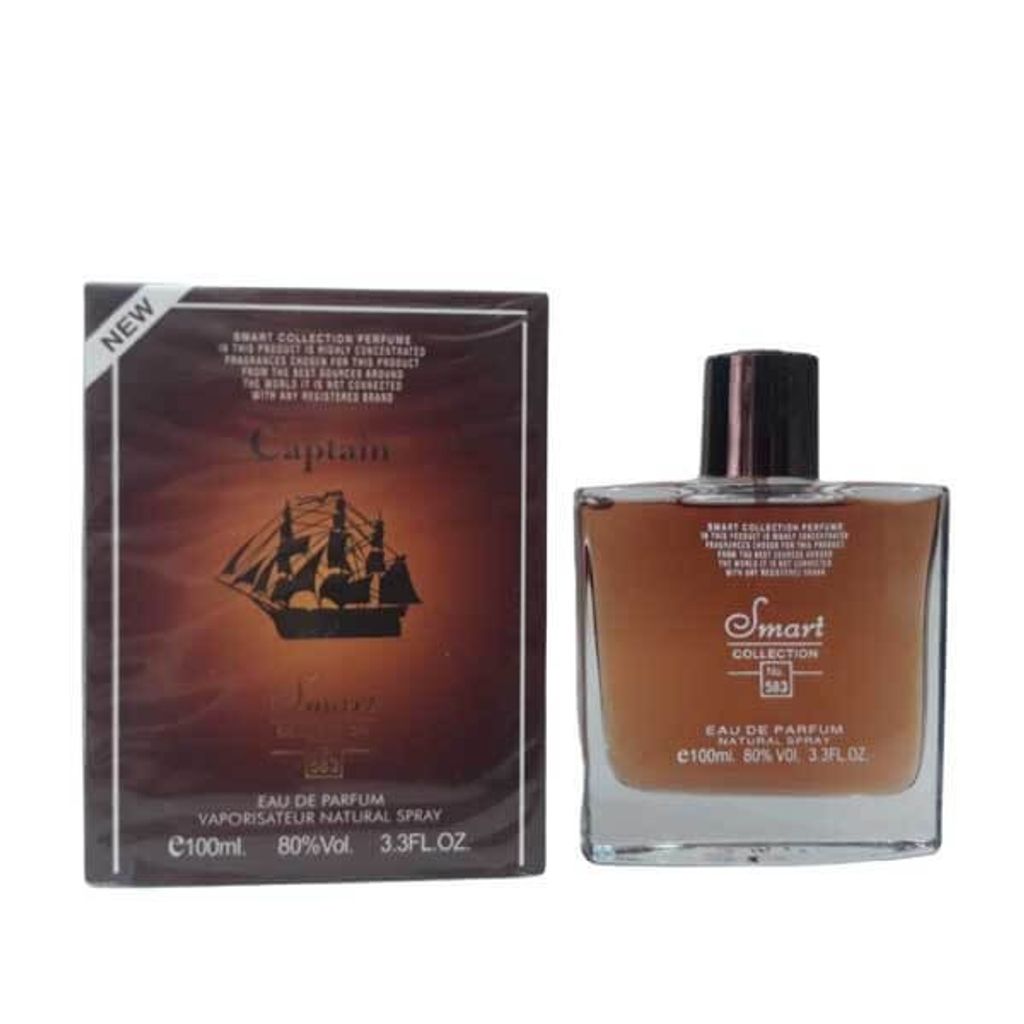 خرید اینترنتی قیمت عطر ادکلن اسمارت 583 با رایحه ادکلن کاپیتان بلک