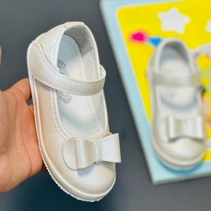 خرید اینترنتی قیمت کفش دخترانه چرمی پاپیونی پاپر کد 112203