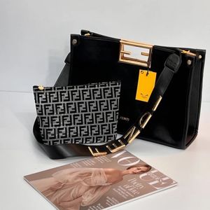 قیمت ارزان کیف مجلسی زنانه دستی دوشی دخترانه چرم مشکی اسپرت فانتزی مارک فندی FENDI مس