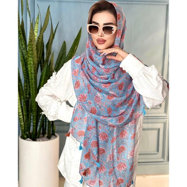 شال نخ پنبه trf وارداتی