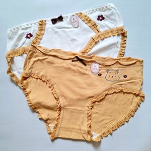 شورت عروسکی زنانه نخی بسته 3 عددی دخترانه و زنانه سایز 36 و 38