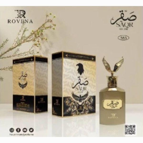 ادکلن نارسیس پودری صقر روونا 100 میل(SAQR GOLDEN ROVENA)