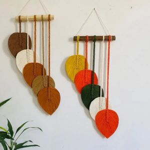 دیوارکوب 5 برگ مکرومه مدرن