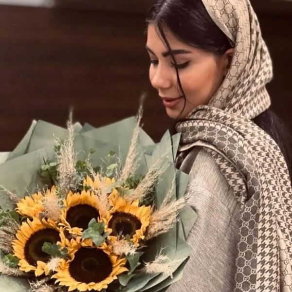 شال نخ ژاکارد پیچازی