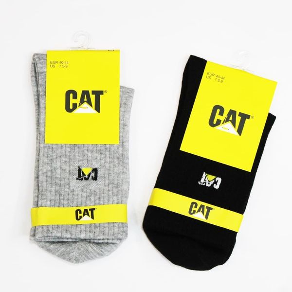 جوراب مردانه ساقدار CAT کبریتی رنگ مشکی