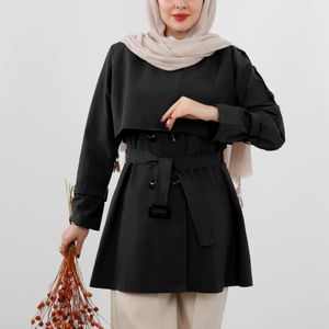مانتو بارونی کتان تی سی بی تا