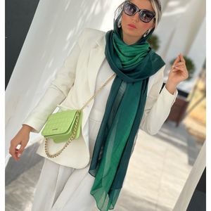 قیمت شال ویسکوز طیفی تم سبز