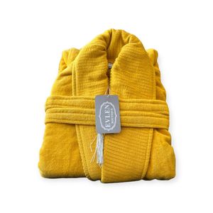 حوله پالتویی اولن (EVLEN) سایز 125 خردلی (همراه با کمربند)