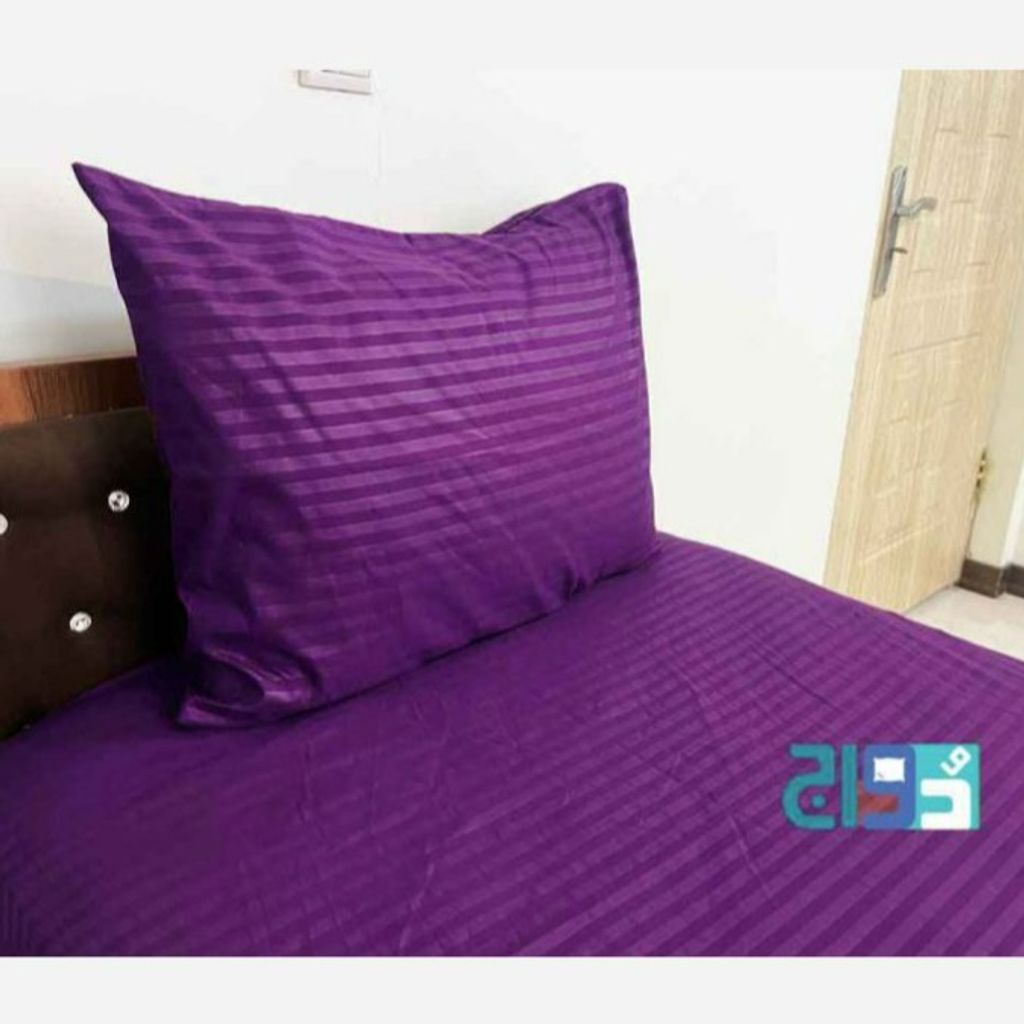 خرید اینترنتی روتختی هتلی عرض120 کشدار (بنفش)