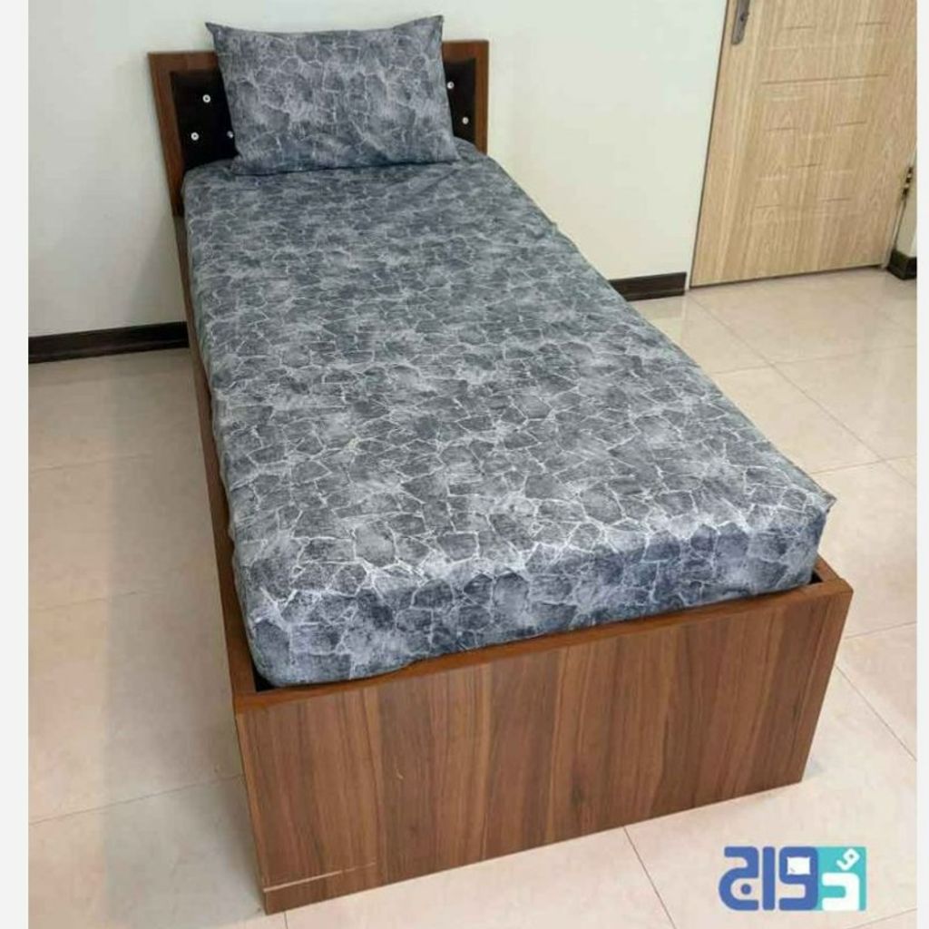 خرید آنلاین روتختی کشدار تشک تک نفره ماربل(آبی)