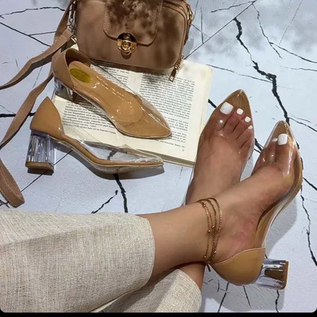 فروش اینترنتی صندل پاشنه دار زنانه سیندرلا کد 045