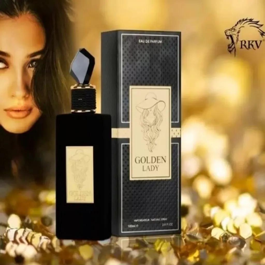 فروش اینترنتی ادکلن گلدن لیدی مدل گودگرل مشکی آرکاوی 100 میل (GOLDEN LADY RKV)