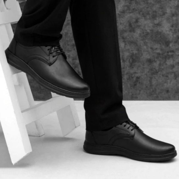 کفش مردانه رسمی بندی مدل اشتاین رنگ مشکی